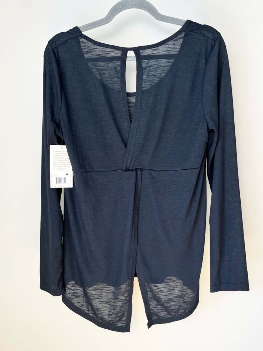 Balance Collection Open Back Long Sleeve Top - Picture 2 of 6